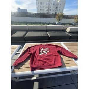 ANINE BING Women's Embroidered Crewneck Pullover | Size M